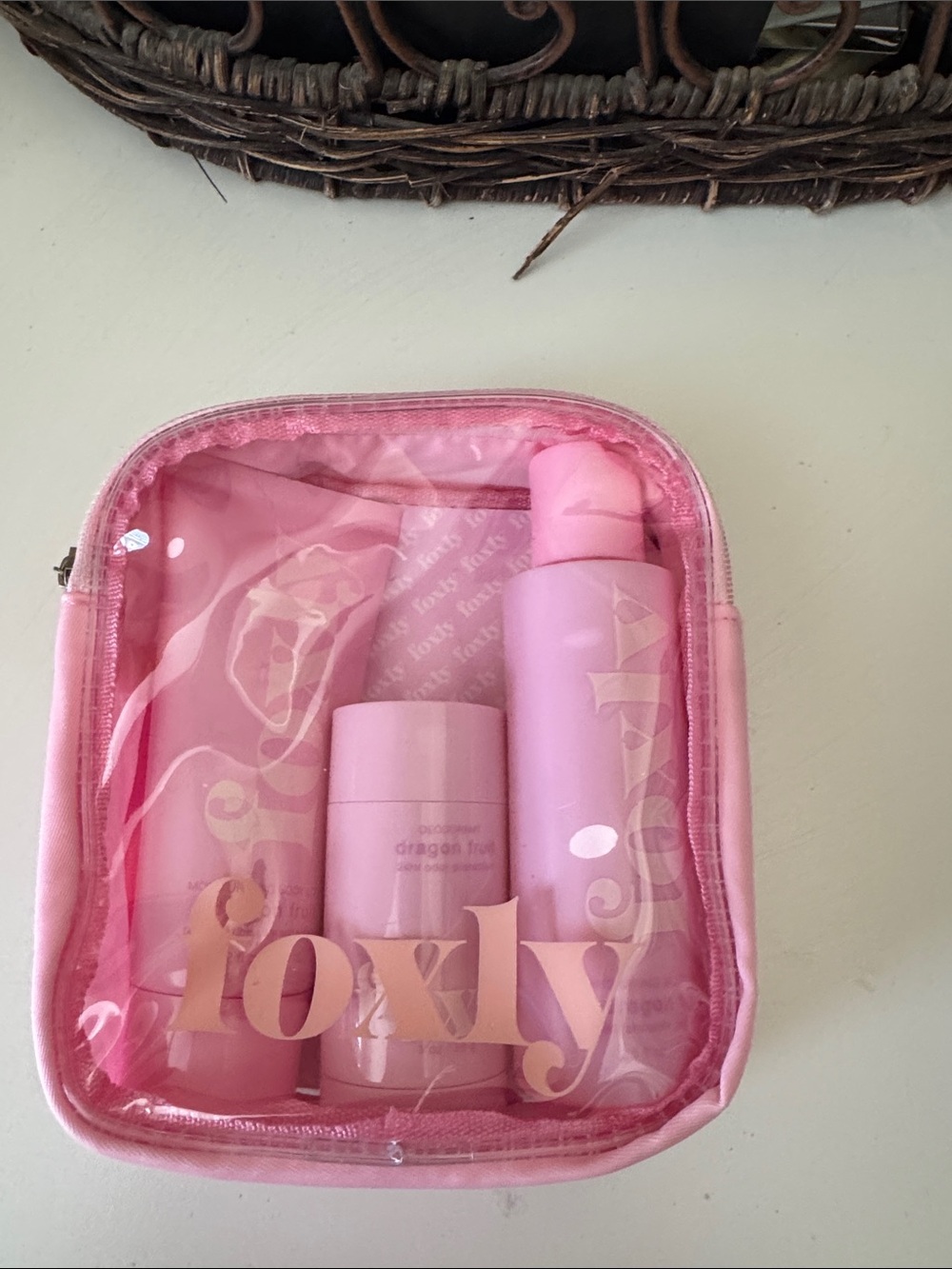 Fox Pink Travel Bath & Body Set
